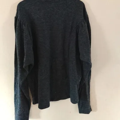 👒 MANGO Neuf avec étiquette Taille 40 Pull gris foncé col montant NP 35 e 👒